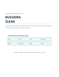 BUILDORA CLEAN education, management and Excel operating system for cleaning businesses